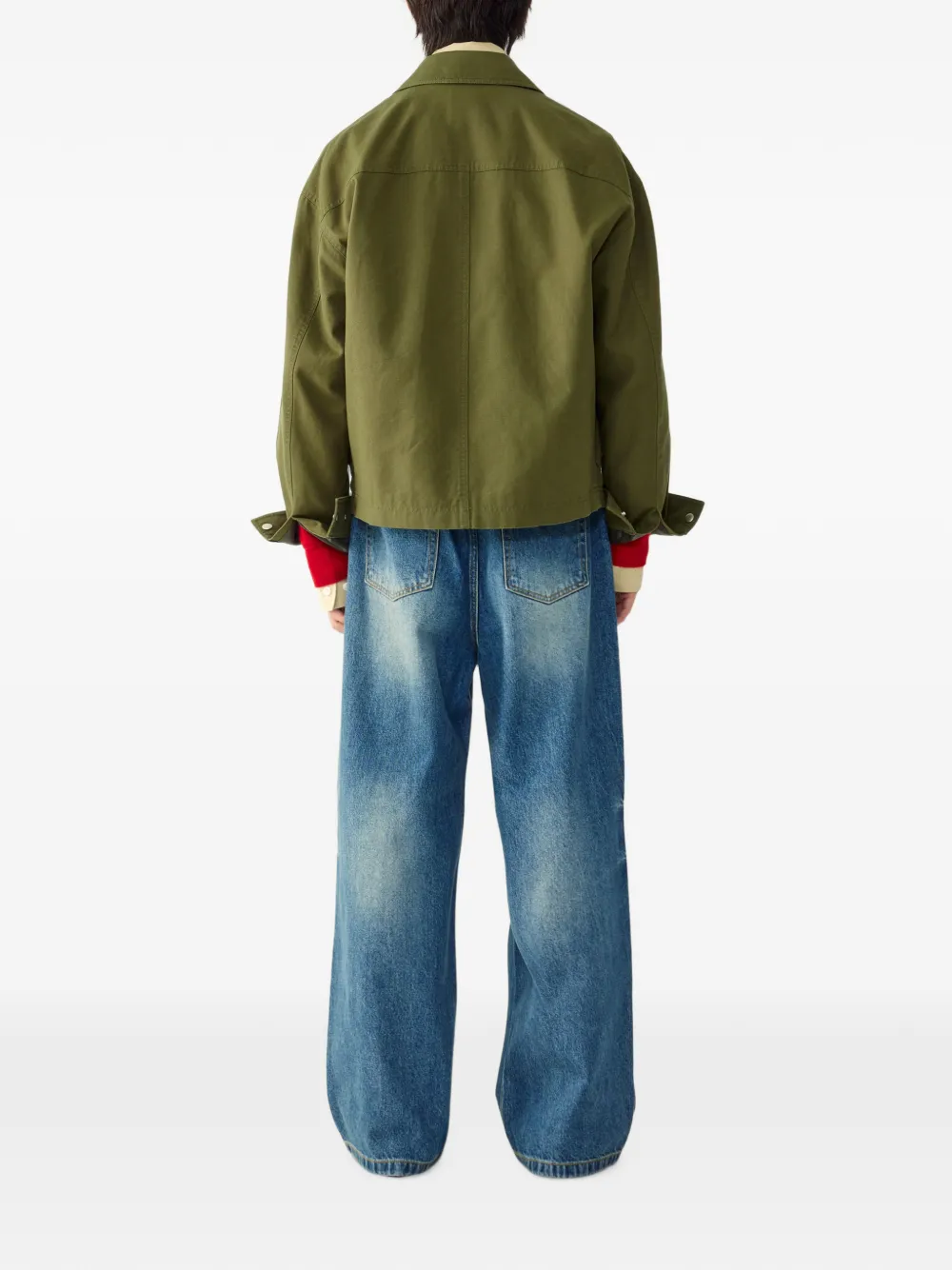 TOMBOY lobster-clasp button-detail jacket Groen
