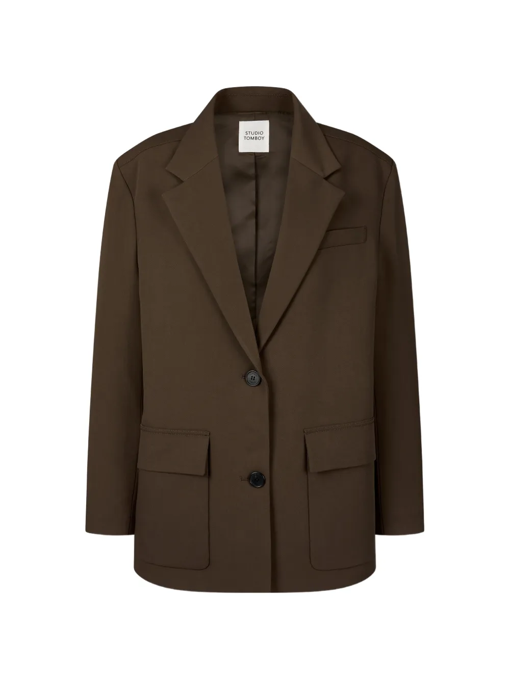 TOMBOY single-breasted blazer - Marrone