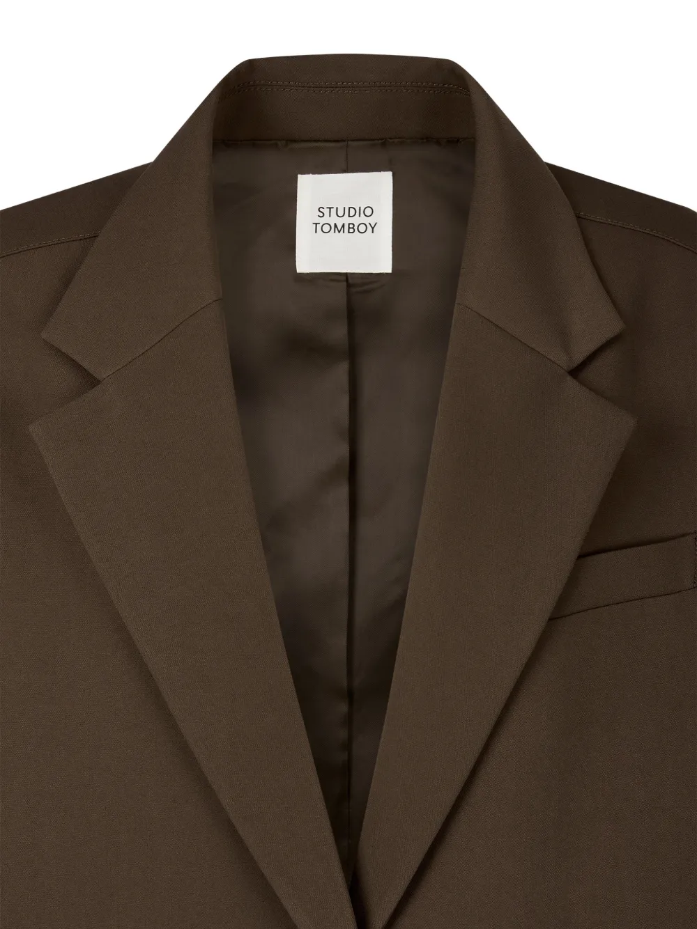 TOMBOY Blazer met enkele rij knopen Bruin