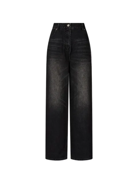 TOMBOY jeans anchos con efecto lavado