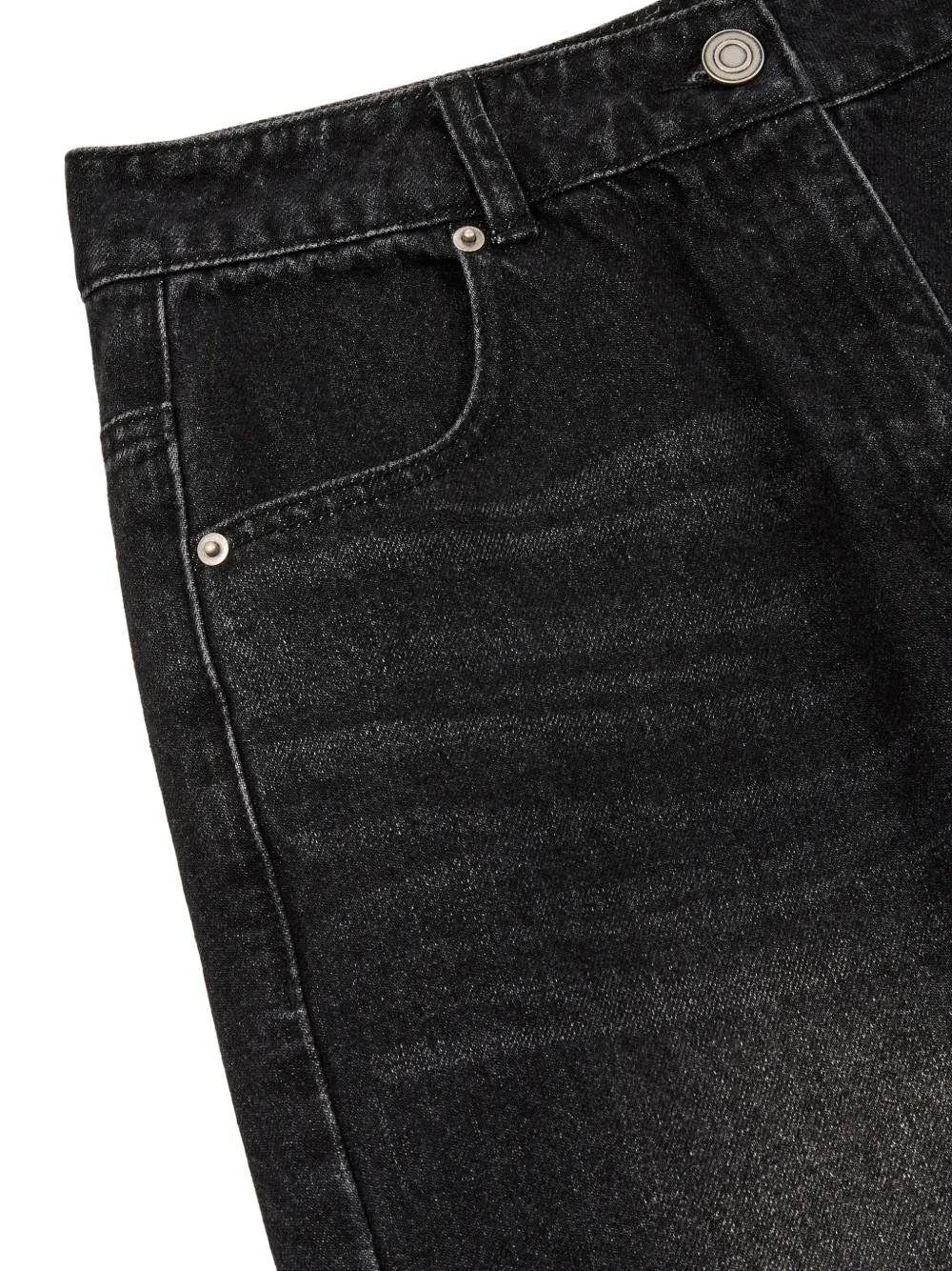 TOMBOY Jeans met wijde pijpen Zwart