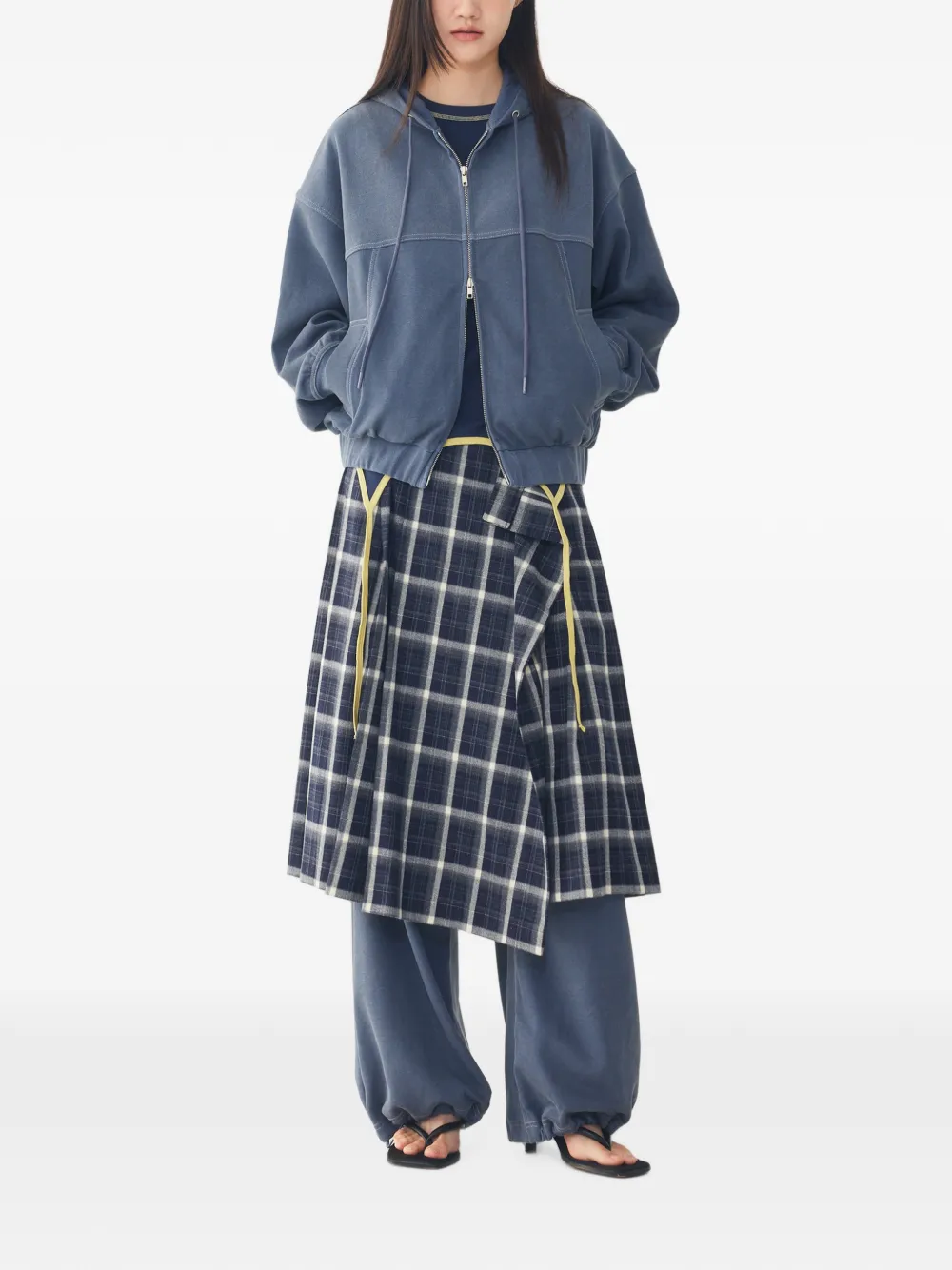 TOMBOY Hoodie met rits Blauw