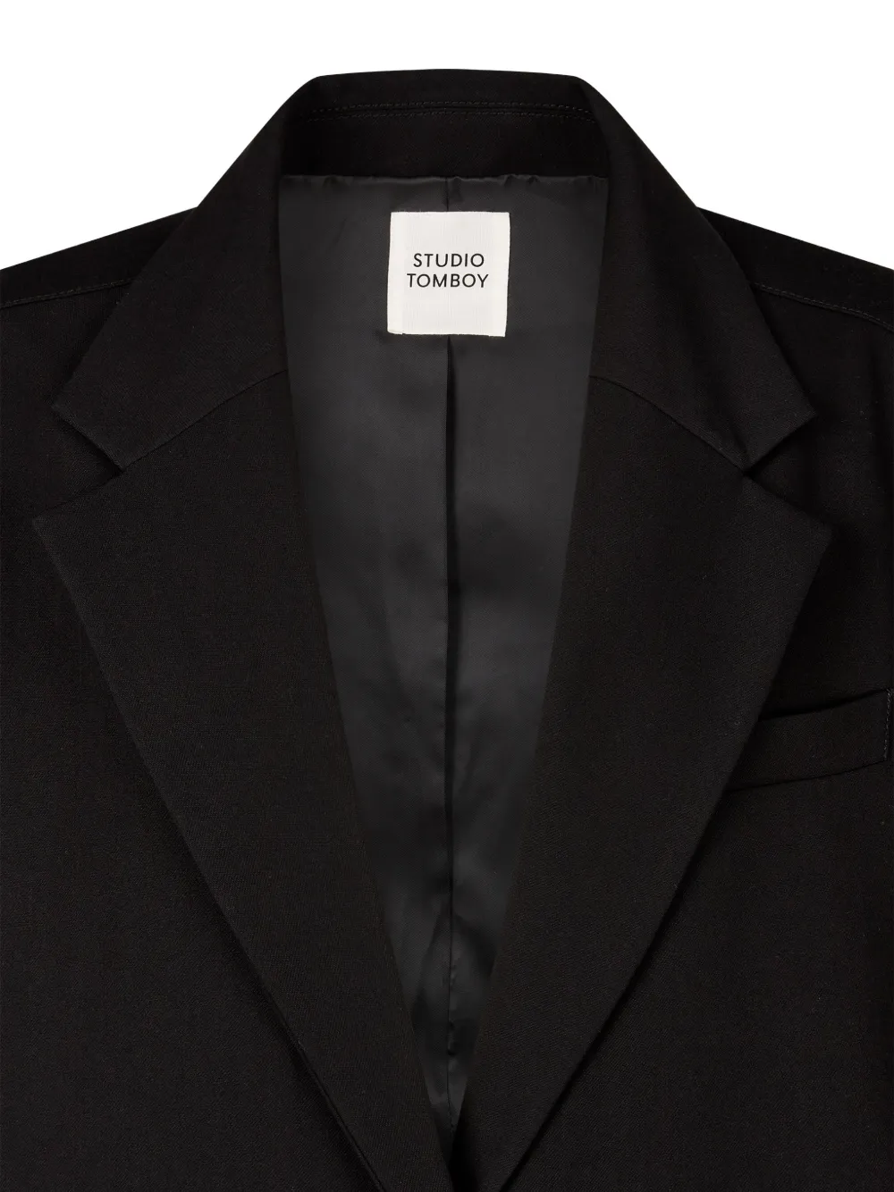 TOMBOY Blazer met enkele rij knopen Zwart
