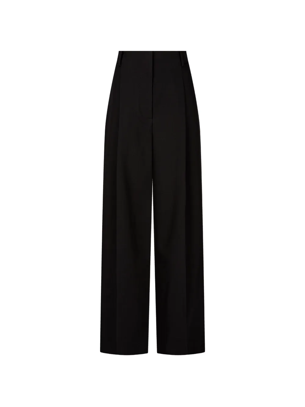 TOMBOY pleated wide-leg trousers - Schwarz