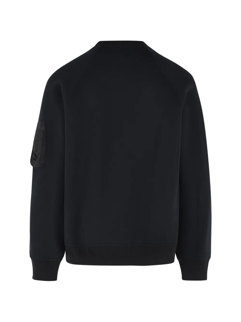 sacai asymmetric-zip jacket Zwart