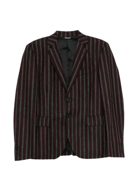 Andrea Pompilio vertical-stripe blazer