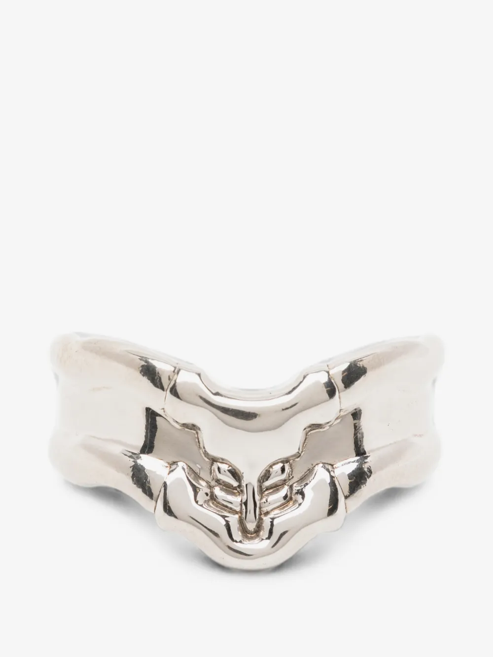 Alexander McQueen skeletal cuff bracelet | Silver | Image 1