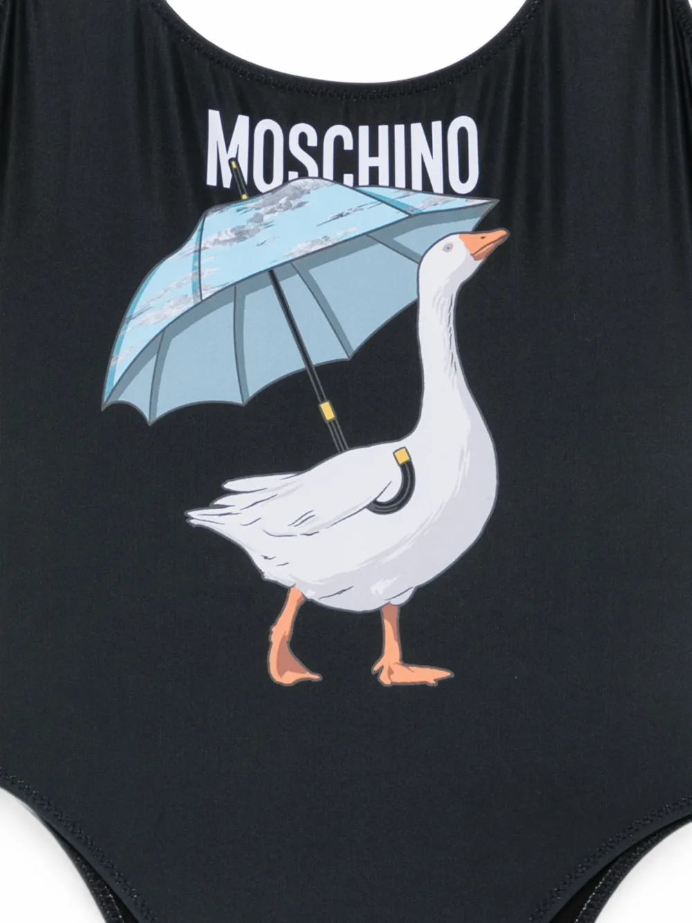 Moschino Badpak met logoprint Zwart
