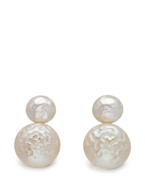 Coppola E Toppo Vintage faux-pearl clip-on earrings