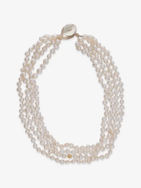 Vintage multi-strand pearl necklace