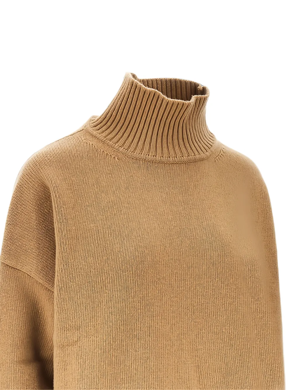 Weekend Max Mara Wollen trui met hoge hals Bruin