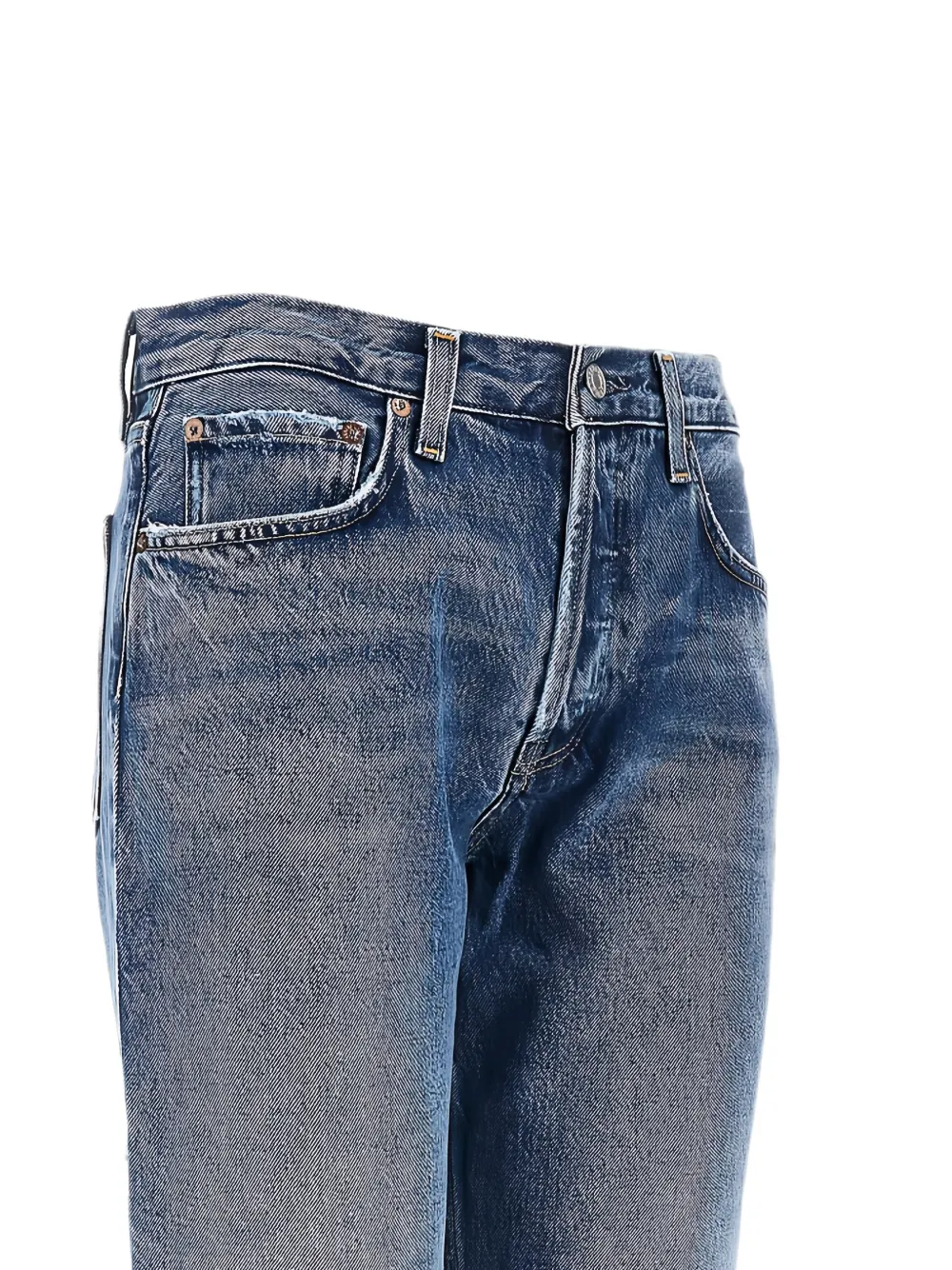 AGOLDE Romney straight jeans Blauw
