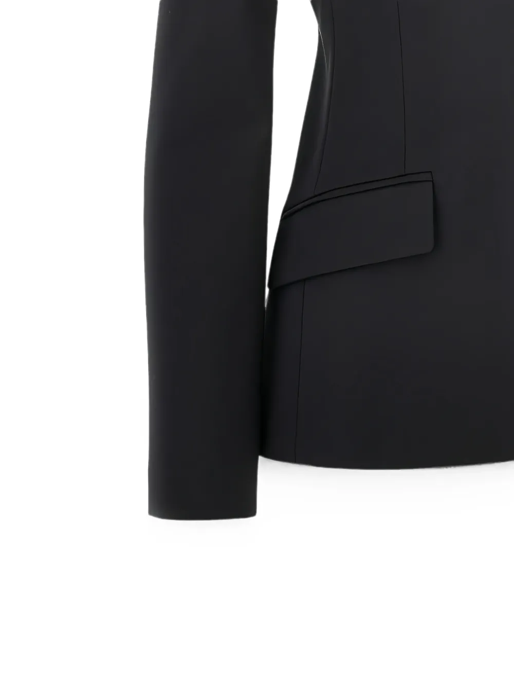 THE ANDAMANE Bia blazer met enkele rij knopen Zwart