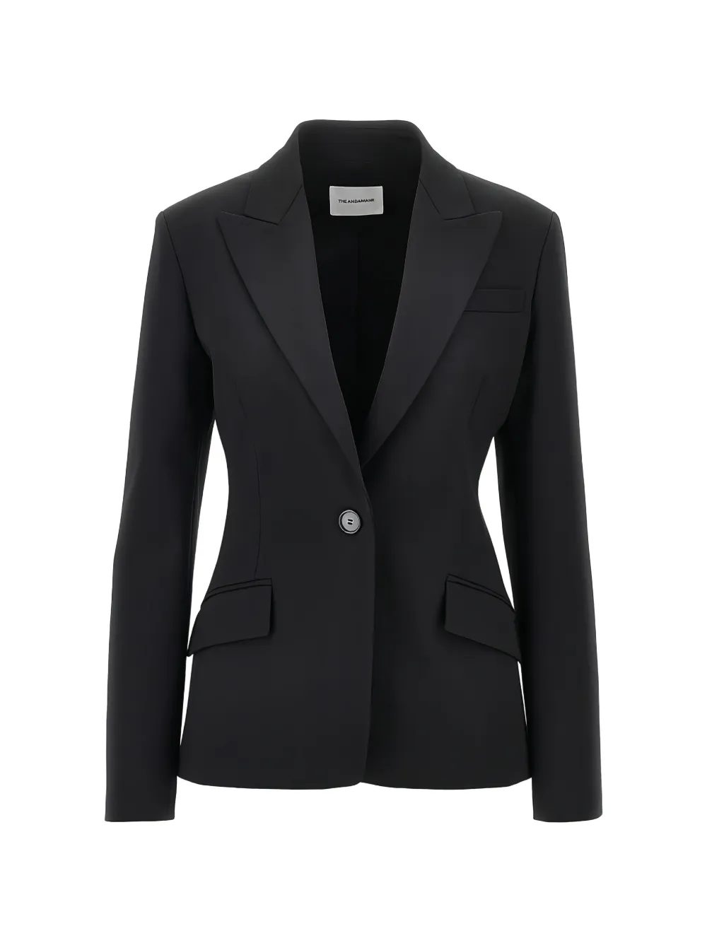 THE ANDAMANE Bia single-breasted blazer - Black