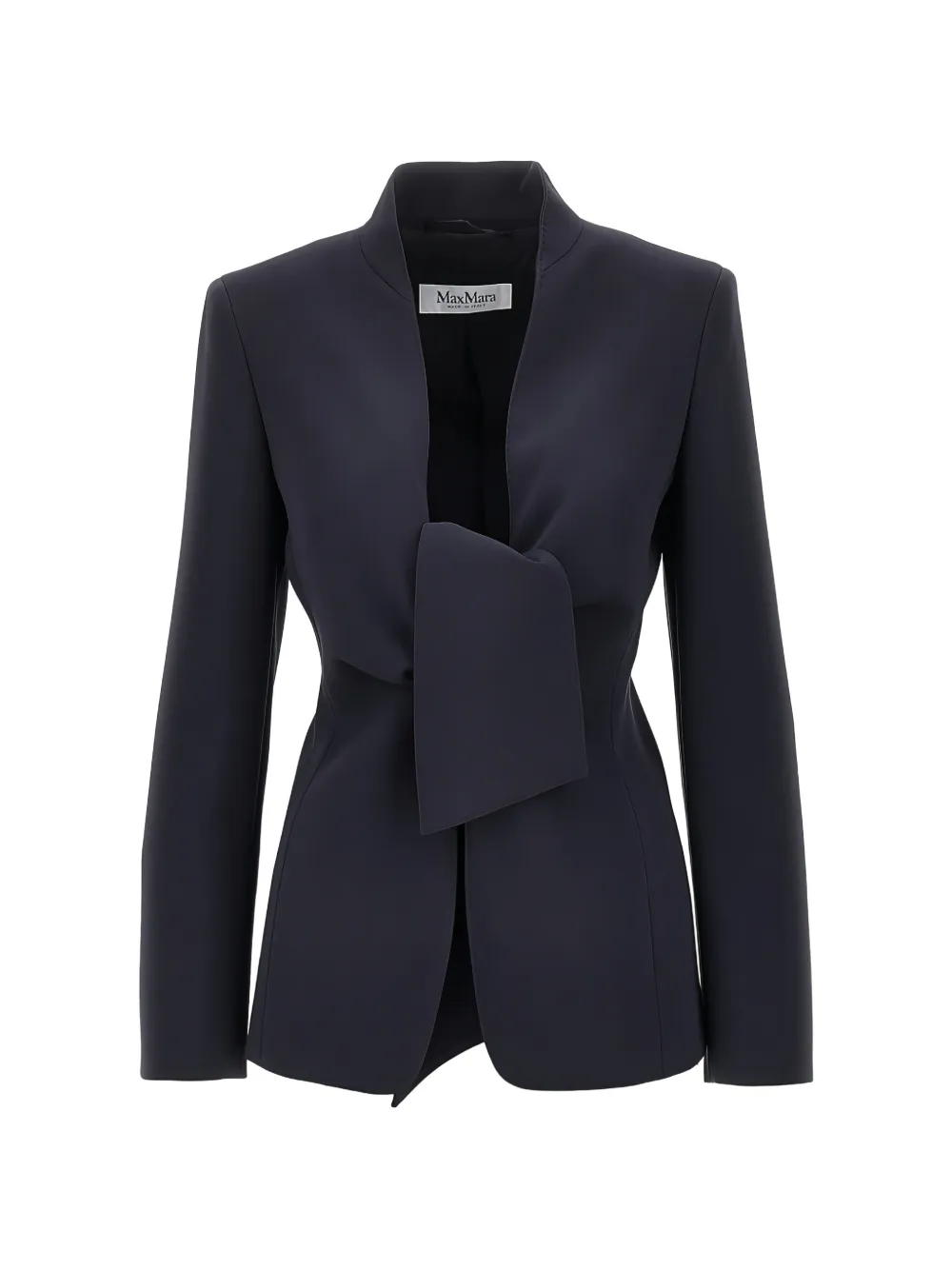 Max Mara Giacca Cady con fascia - blu notte