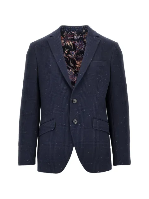 ETRO checked single-breasted blazer