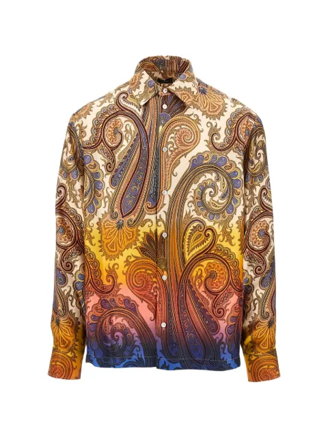 ETRO Paisley-print silk shirt