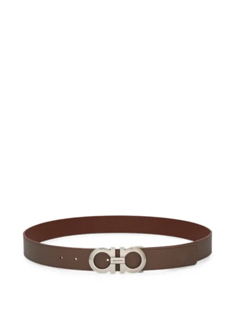 Ferragamo ceinture en cuir à boucle Gancini