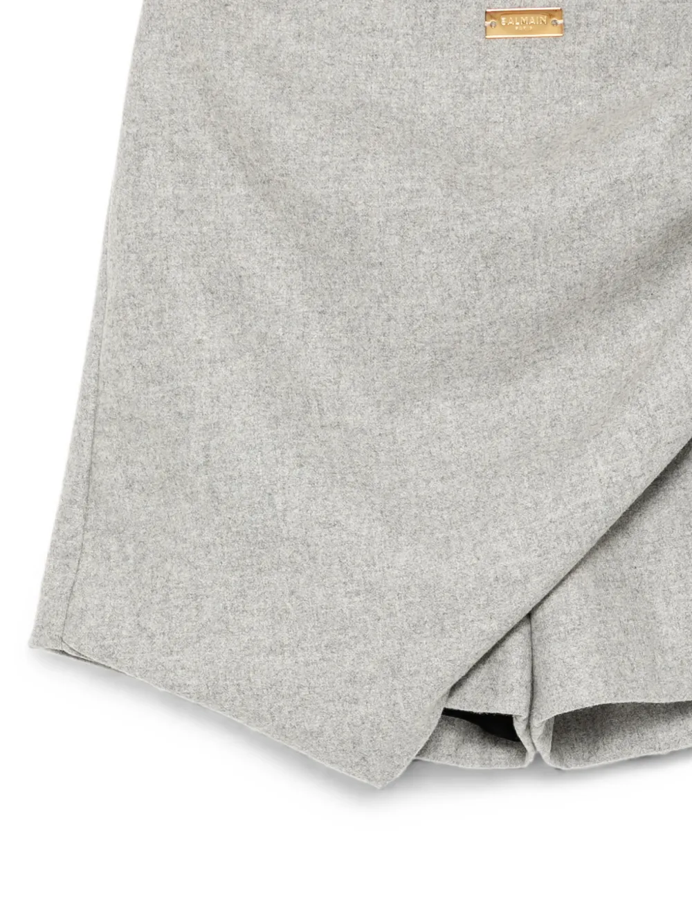 Balmain Kids Shorts met logopatch Grijs