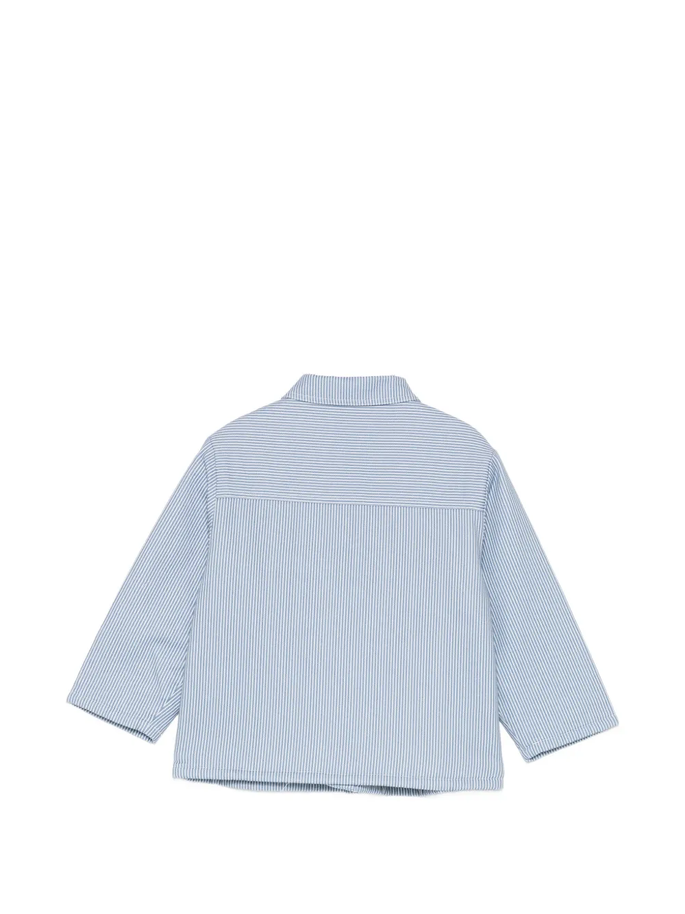 Stella McCartney Kids Gestreept spijkerjack Blauw