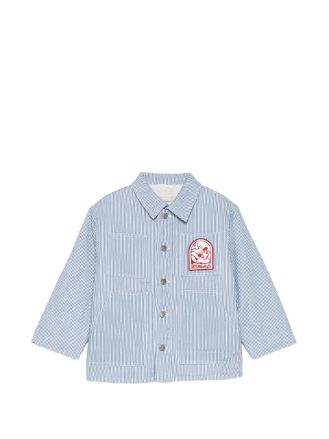 Stella McCartney Kids  striped denim jacket