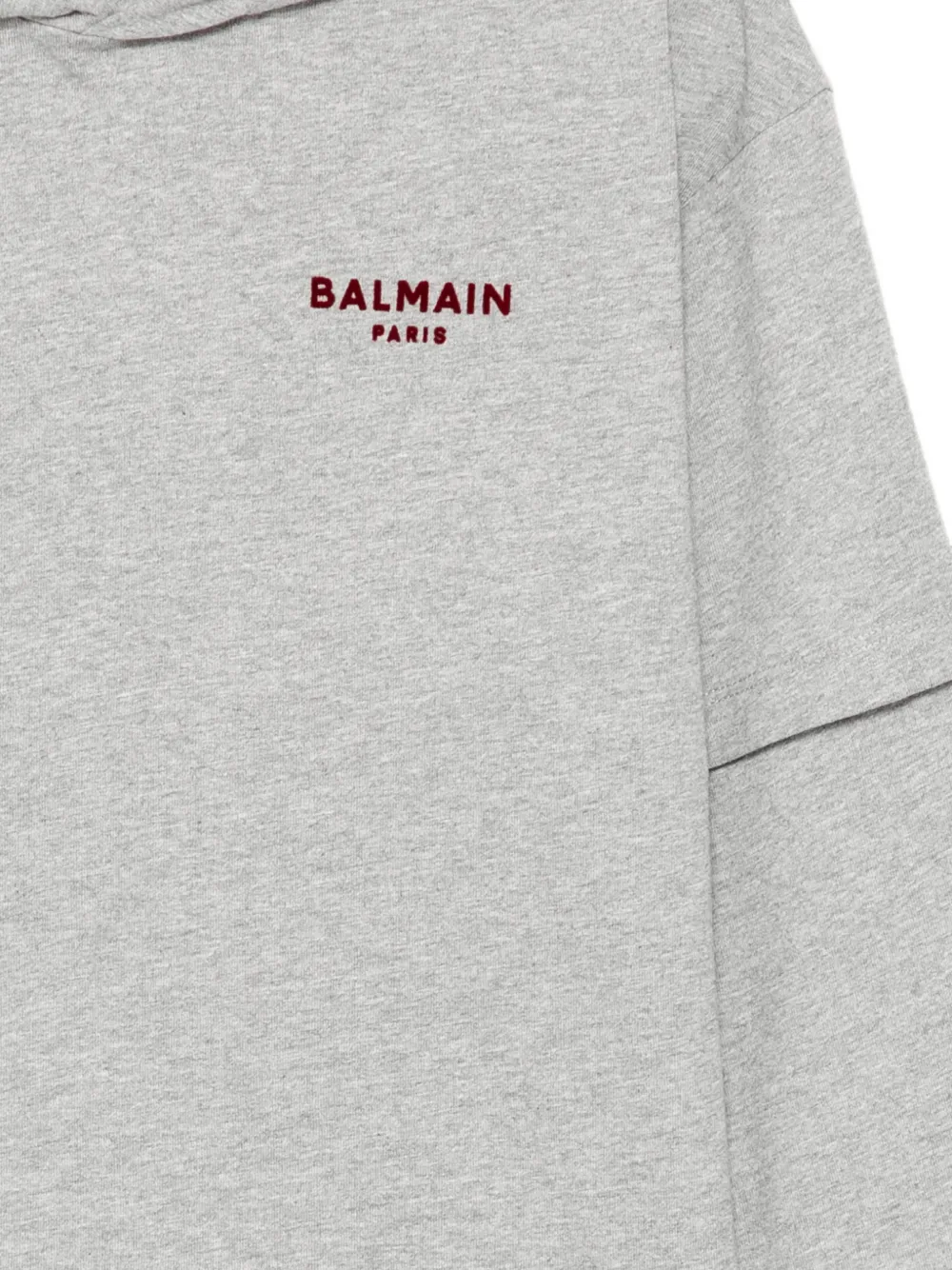 Balmain Kids T-shirt met logo Grijs