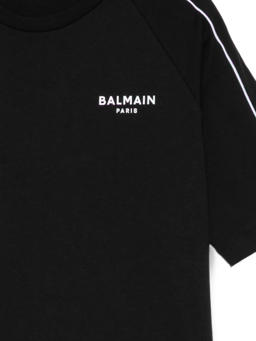 Balmain Kids T-shirt met logoprint Zwart