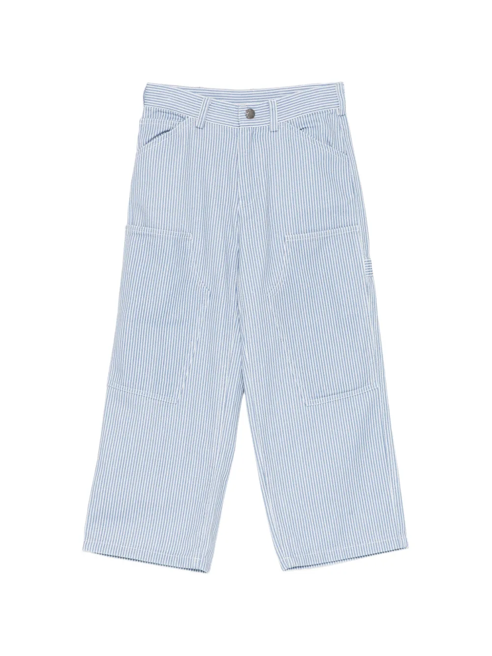Stella McCartney Kids striped carpenter trousers - Blu