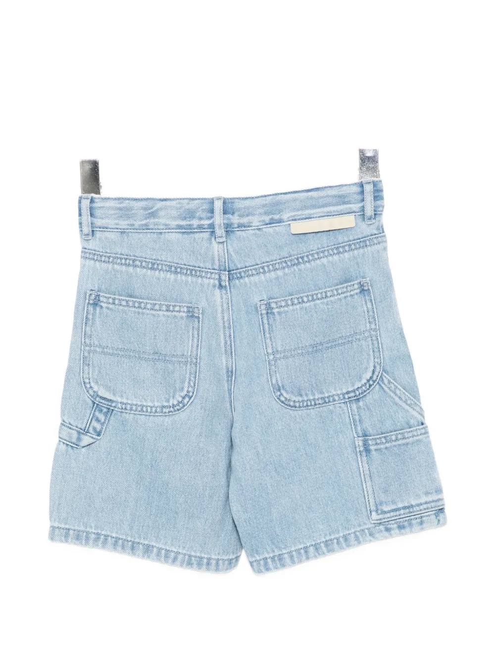 Stella McCartney Kids Straight spijkershorts Blauw