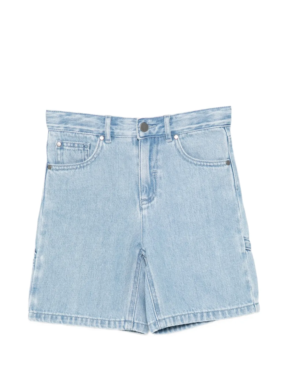 Stella McCartney Kids straight-leg denim shorts - Blau