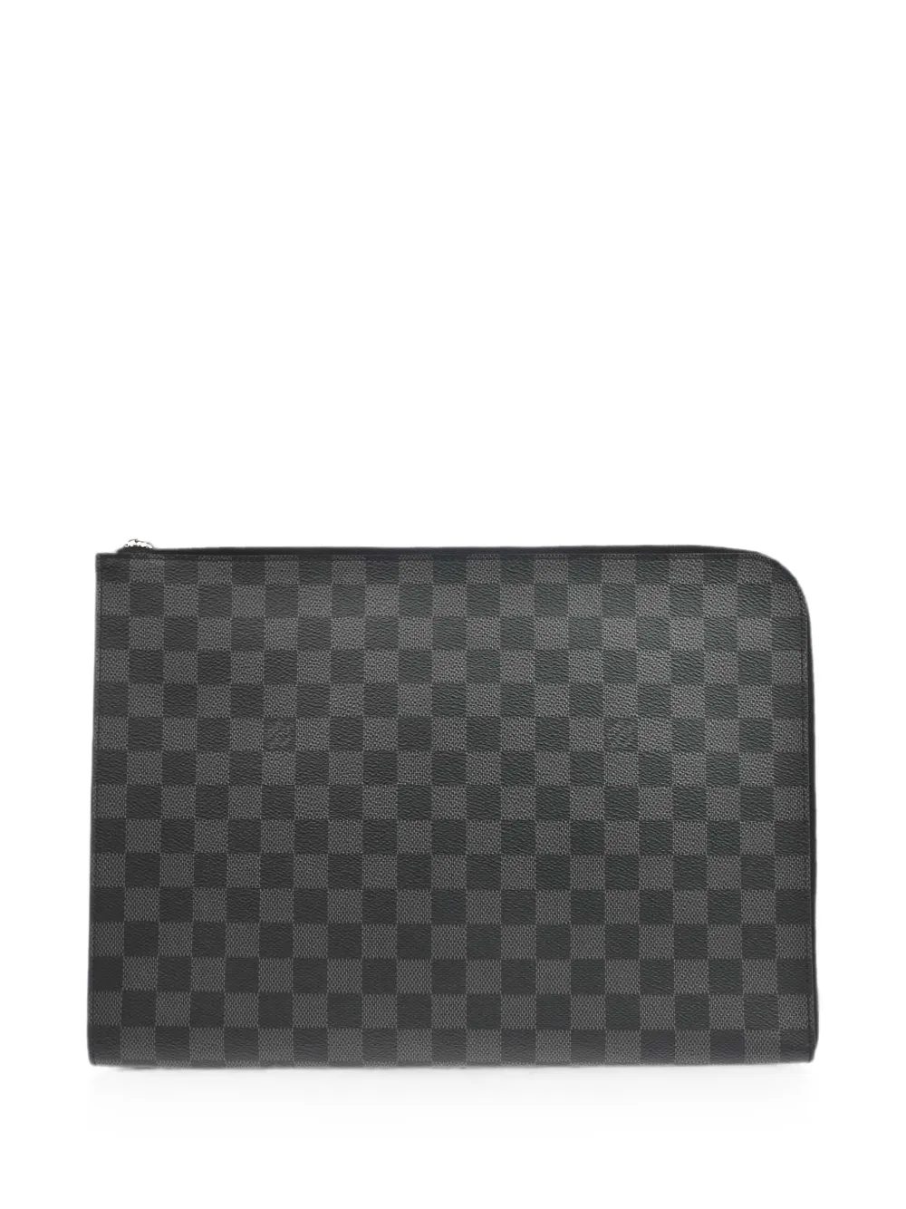 Louis Vuitton Pre-Owned 2018 GM Damier Pochette Jour clutch bag - Grigio
