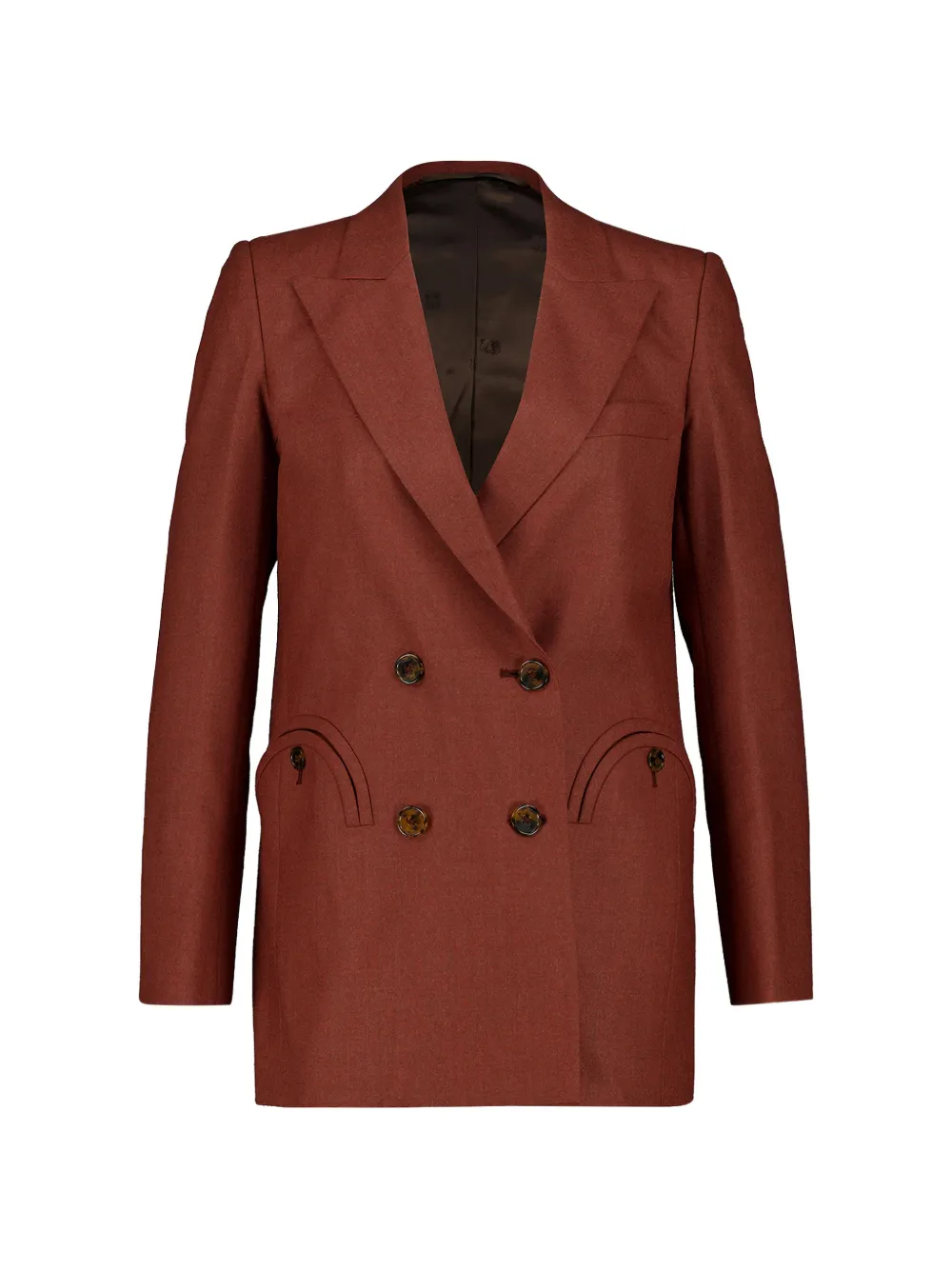 Blazé Milano Patea Everyday double-breasted blazer - Braun