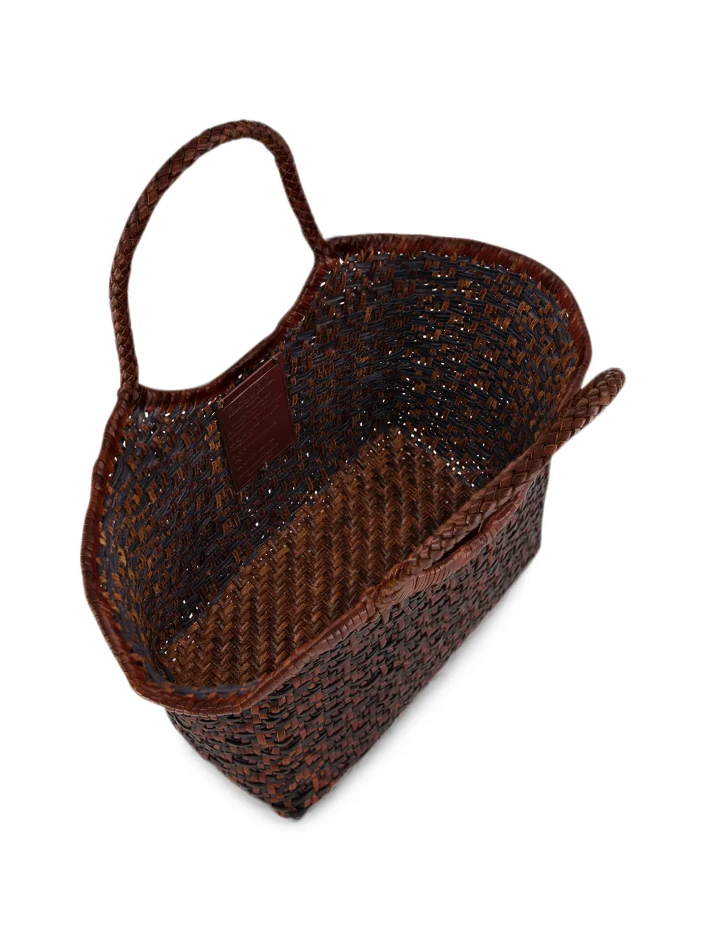 DRAGON DIFFUSION Kleine Maori Nantucket geweven shopper Bruin