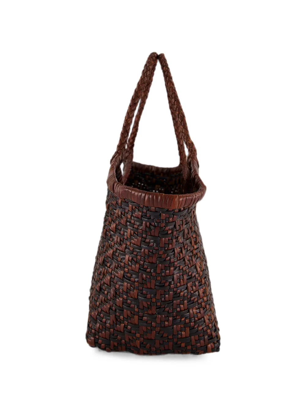 DRAGON DIFFUSION Kleine Maori Nantucket geweven shopper Bruin