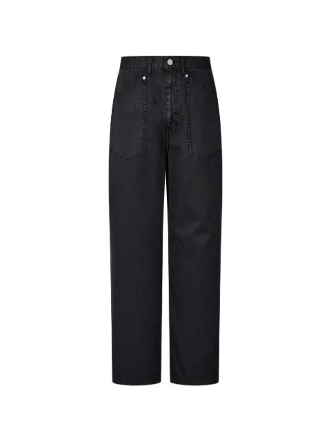 TOMBOY herringbone-pattern straight-leg jeans