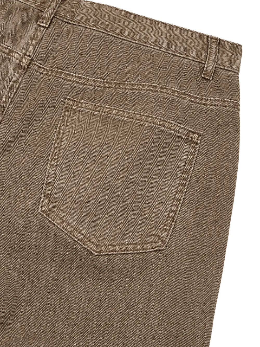 TOMBOY loose-fit cotton jeans Beige