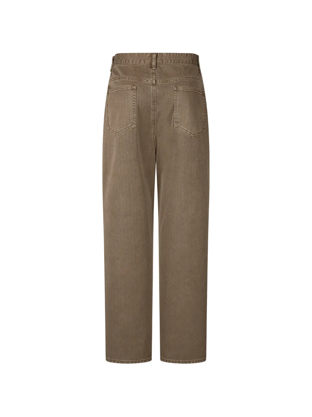 TOMBOY loose-fit cotton jeans Beige