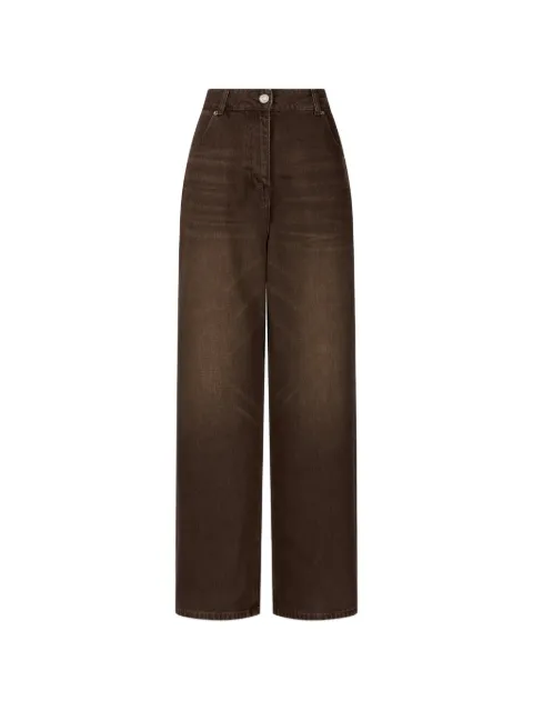 TOMBOY jeans anchos con efecto lavado