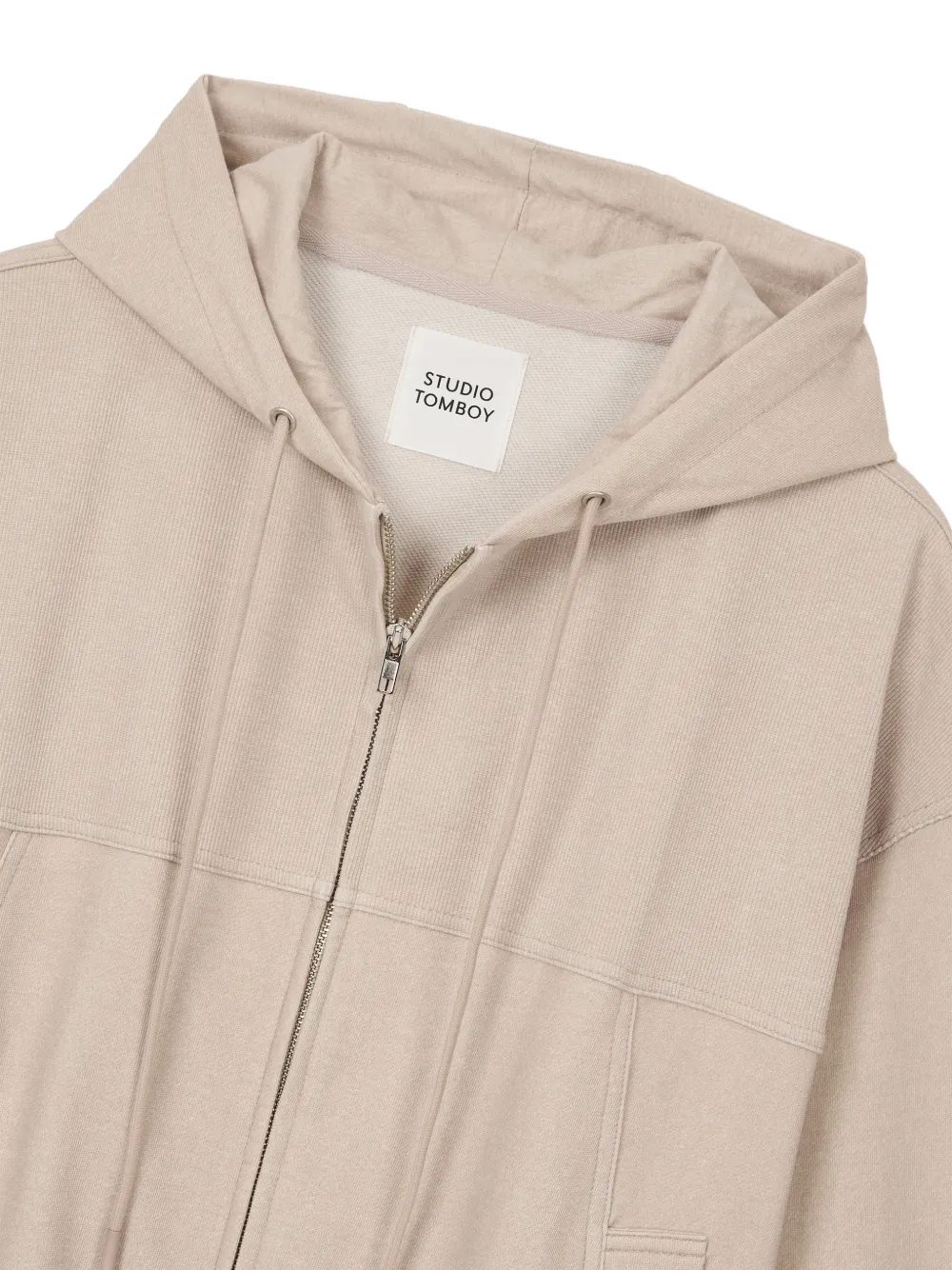 TOMBOY Hoodie met rits Beige