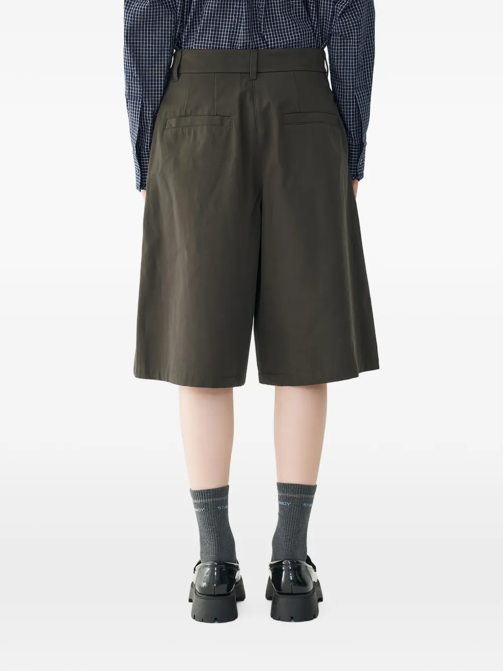 TOMBOY Shorts met wijde pijpen Bruin
