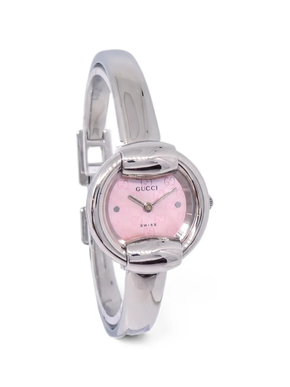 Gucci Pre-Owned 1400L Horsebit 25mm watch - Rosa