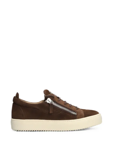 Giuseppe Zanotti side-zip suede sneakers