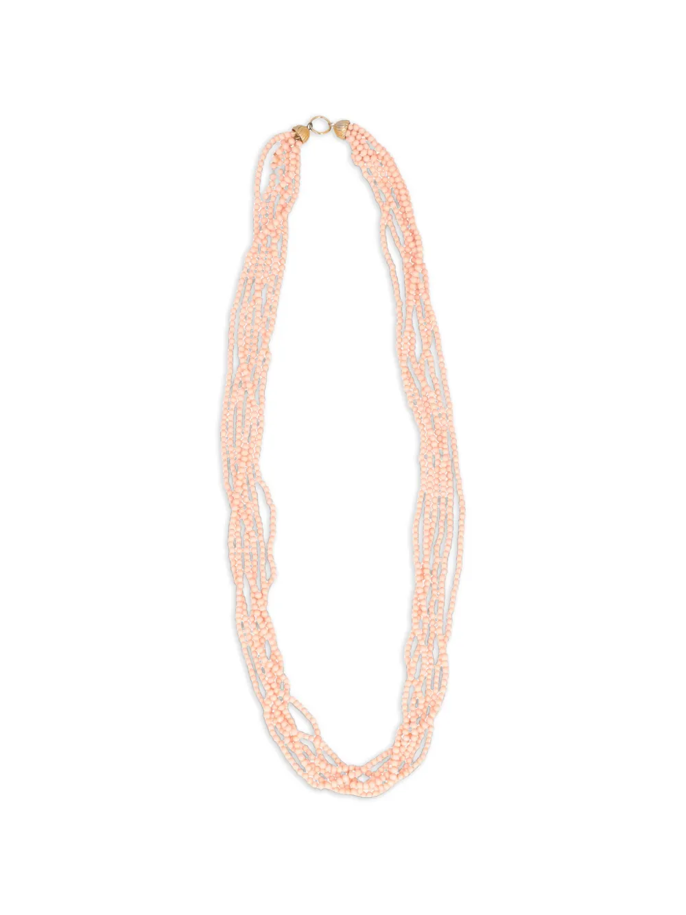 Vintage beaded multi-strand necklace - Rosa