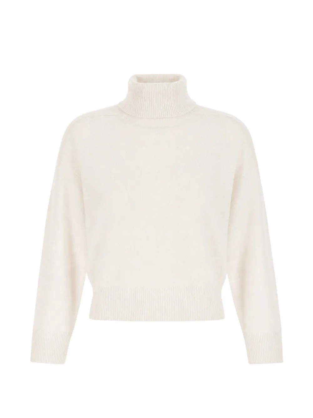 Vanisé Roll-neck Cashmere Sweater In Neutrals