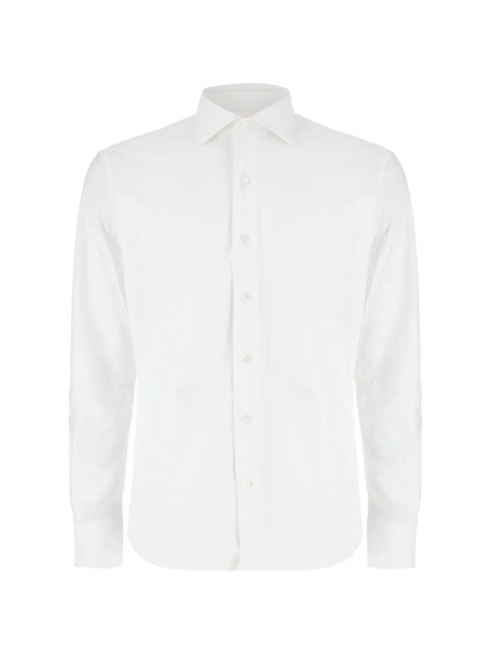 Alessandro Gherardi spread-collar long-sleeve shirt - White