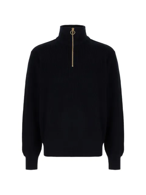 Paul & Shark ribbed-knit half-zip sweater