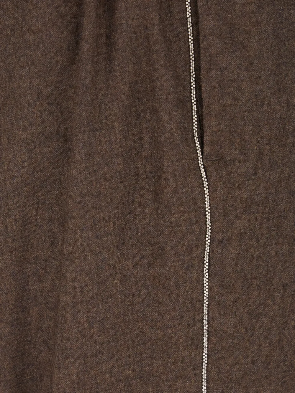 Peserico bead-embellished elasticated trousers Bruin