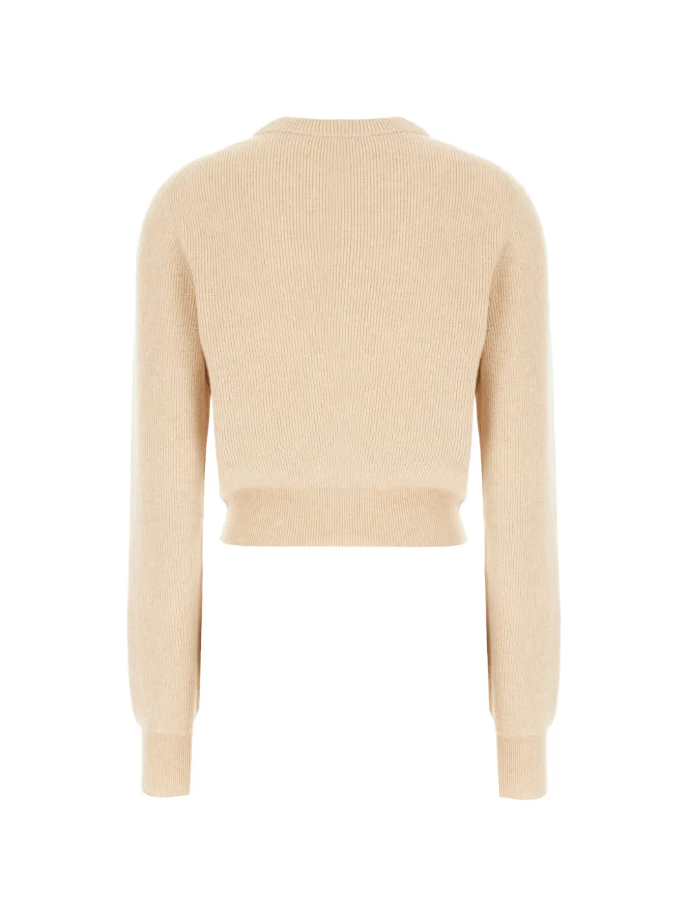 Malo Ribgebreide trui Beige