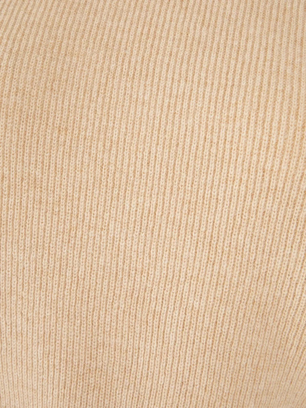 Malo Ribgebreide trui Beige