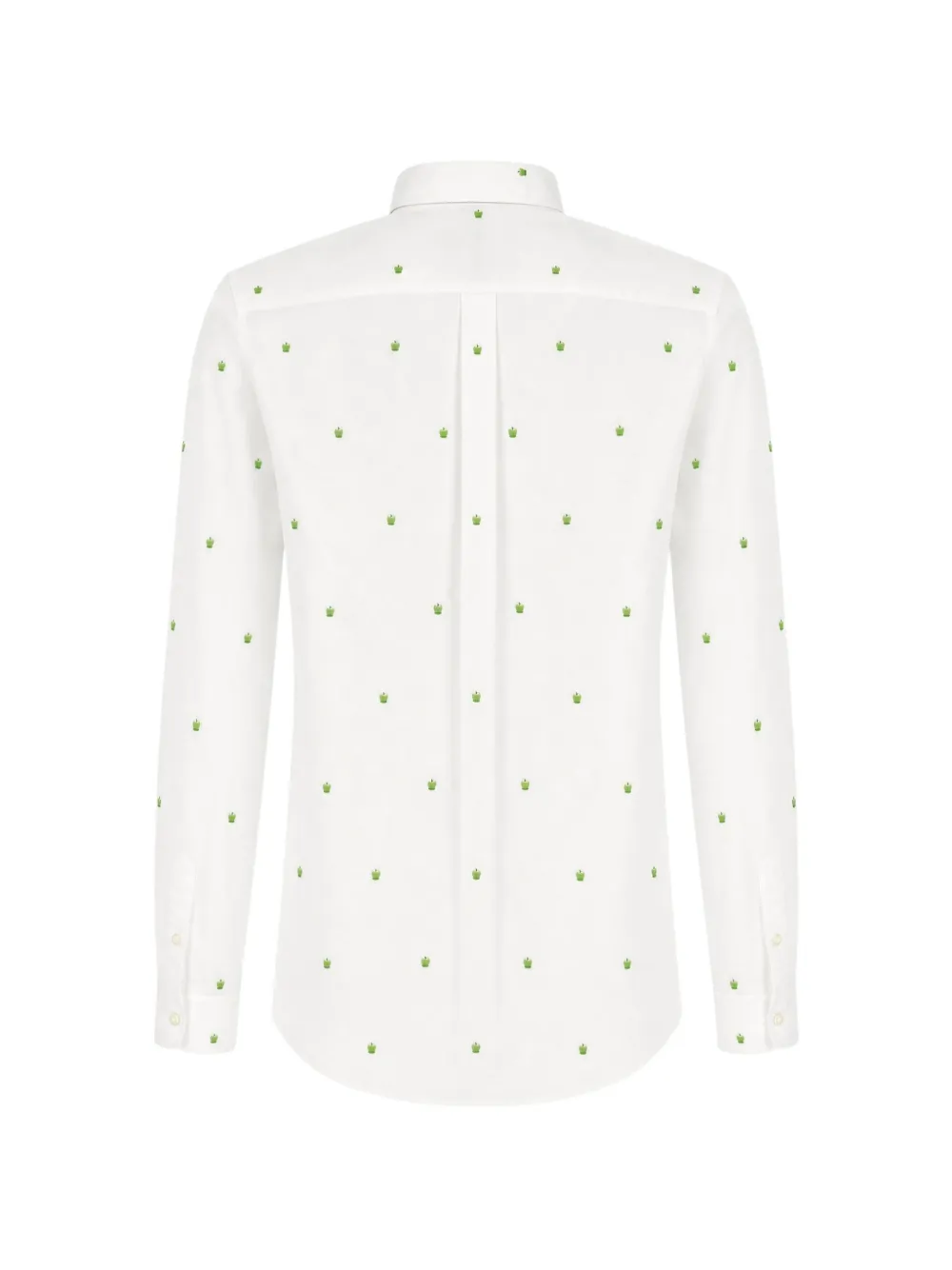 Paul Smith apple-print poplin shirt Wit